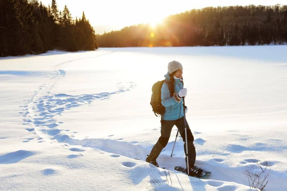Big Bear Snowshoeing Trail for Boardwalk Resort Vacations Reviews Big Bear winter travel planning.