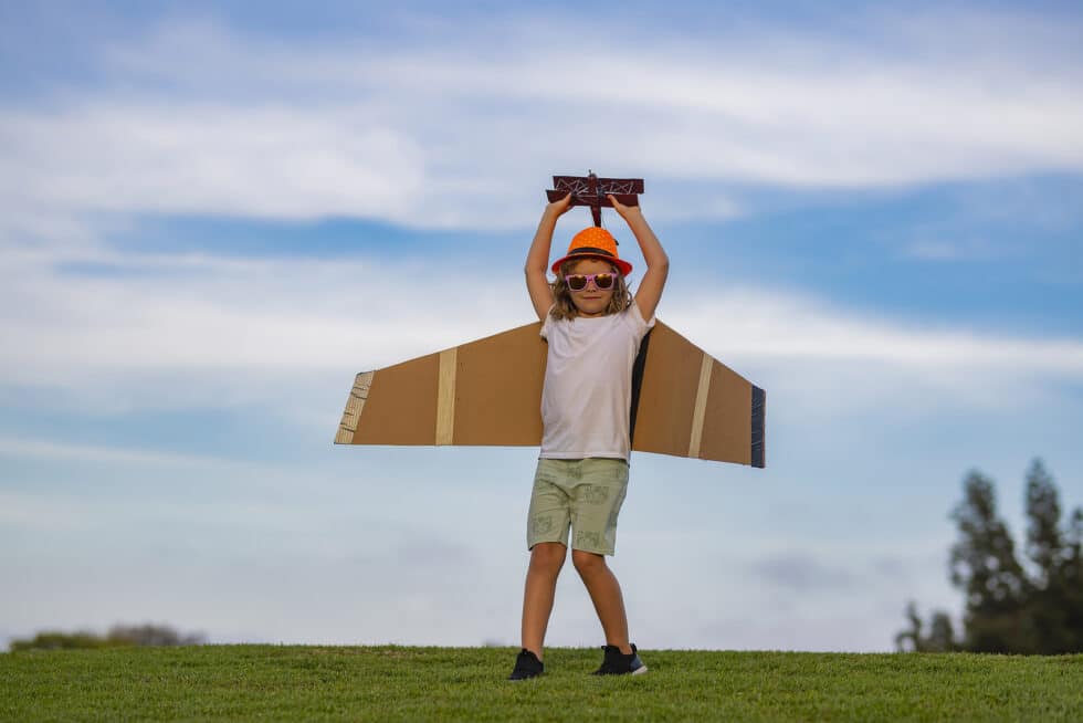 Boardwalk Resort Vacations Reviews uses a playful aviation image to support family friendly airline planning and travel preparation.